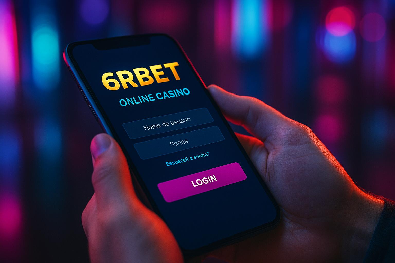 Criar uma nova Conta no plataforma 6RBET