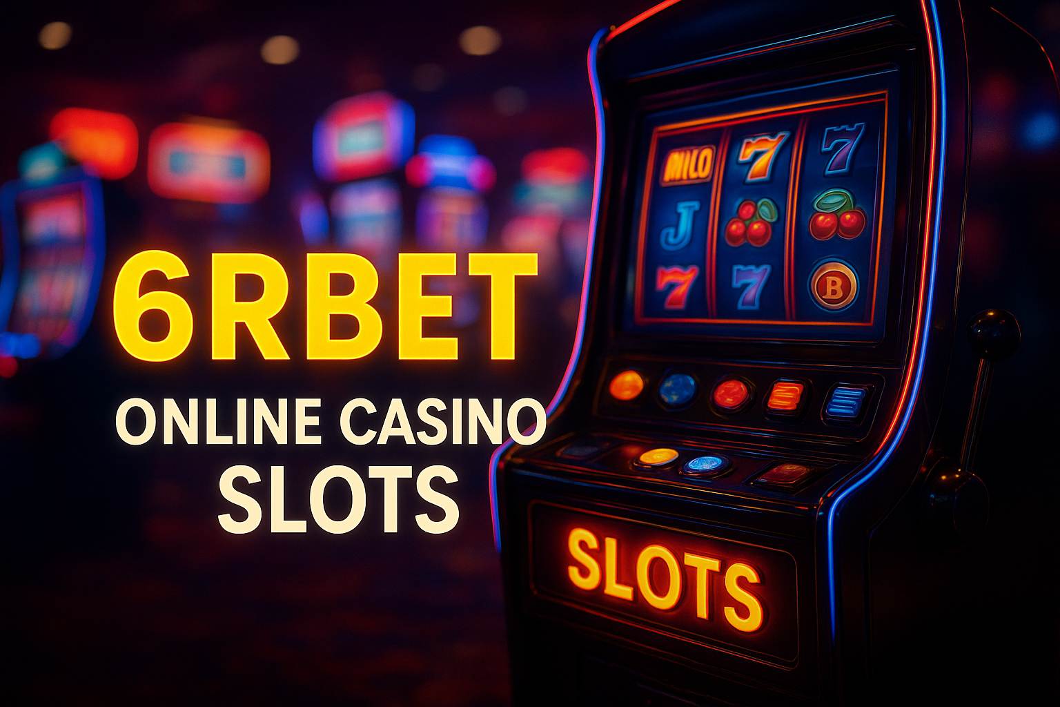 Explore o mundo das slot machines no 6RBET Casino